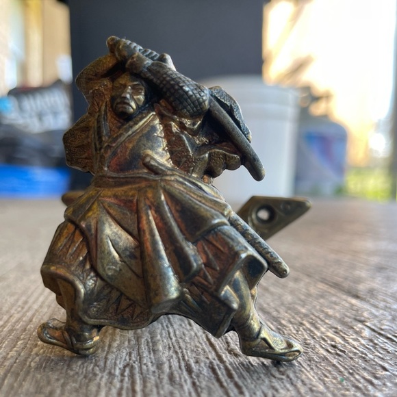 Vintage metal sword katana wall hangers by Marto Toledo of Spain set of 2 - Picture 7 of 16